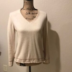 Jeanne Pierre Beige Sweater